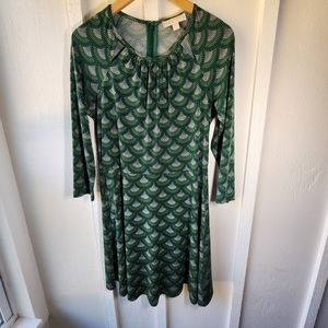 Michael Kors Scallop Fit & Flare Dress Size Large